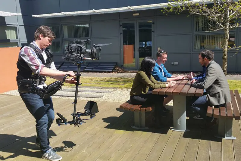 tv_crew_hire_img state-of-the-art audio kit and extensive grip and lighting packages.